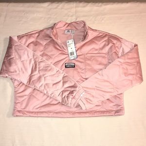 Cropped Pink Adidas Sweater